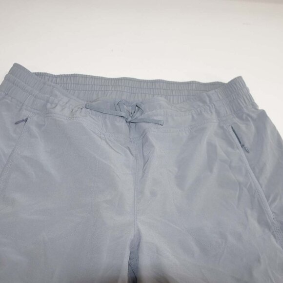 Athleta Women's La Viva Capri Pants Size 16 Gray 23.5" Inseam Elastic Waist - Picture 2 of 8